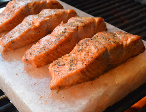 Cooking Salmon On A Salt Block