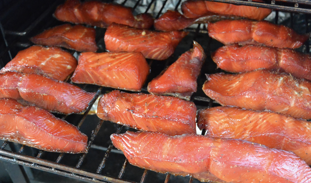 Smoked Salmon On A Camp Chef Pellet Grill Becharof Lodge